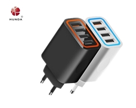 4 usb port wall charger with QC2.0 USB port