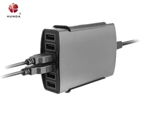 Wall Mount 6 Port USB Charger