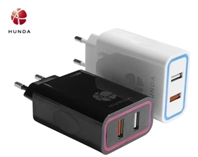 QC 2.0 Dual USB Port Wall Charger