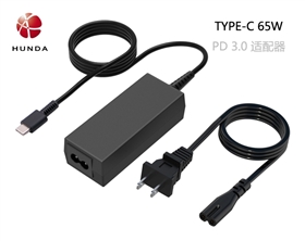 适用于联想戴尔苹果笔记本Macbook pro13/15电源适配器type-c充电器65wUSB-C电源 手机TYPE-C快充充电器65W小米PD笔记本适配器