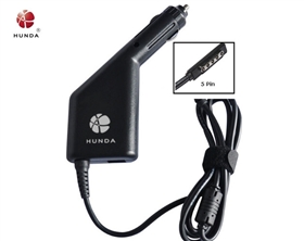 43W 12V 3.58A 5 Pin laptop car charger for Microsoft