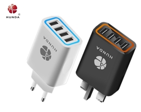 Small 4 port 5V5.6A USB AC Charger Wall charger for tablet and phone