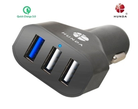 3 Port USB Car Charger