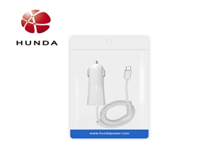 HUNDA 2USB Car Charger Extension Cable with Micro or phone